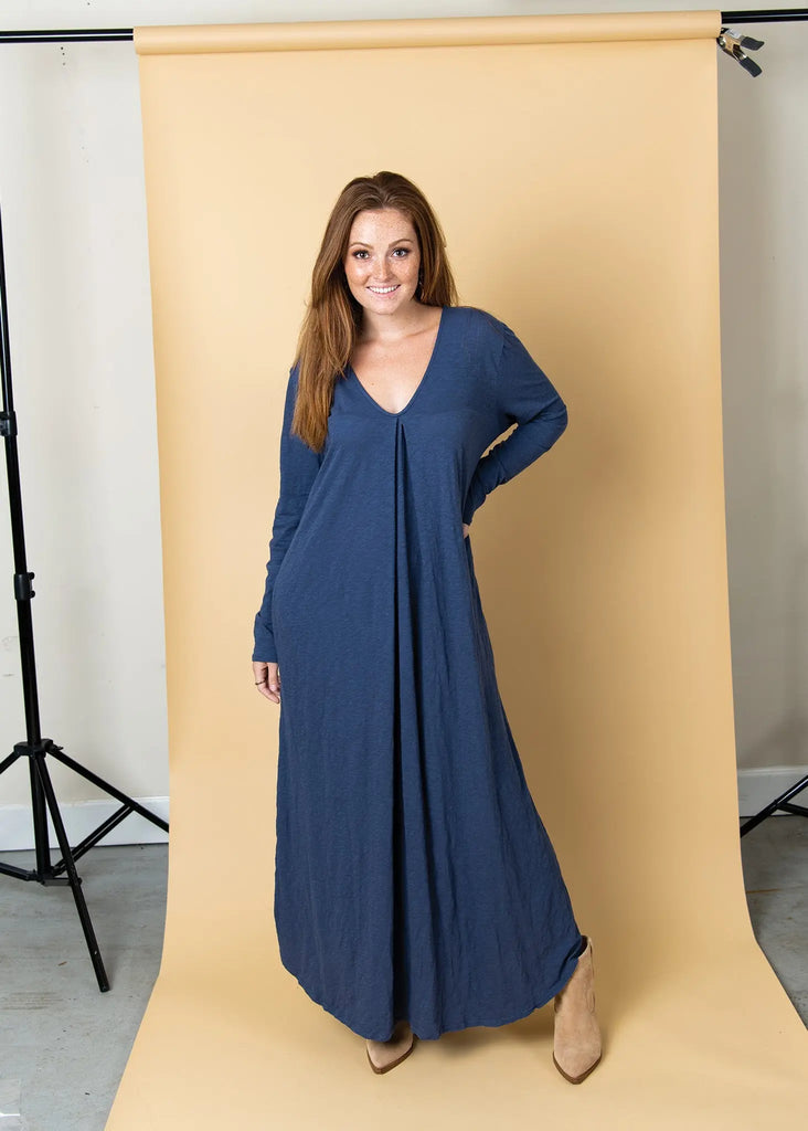Be Clever Duo Dress - Inky Blue by And For Good And For Good