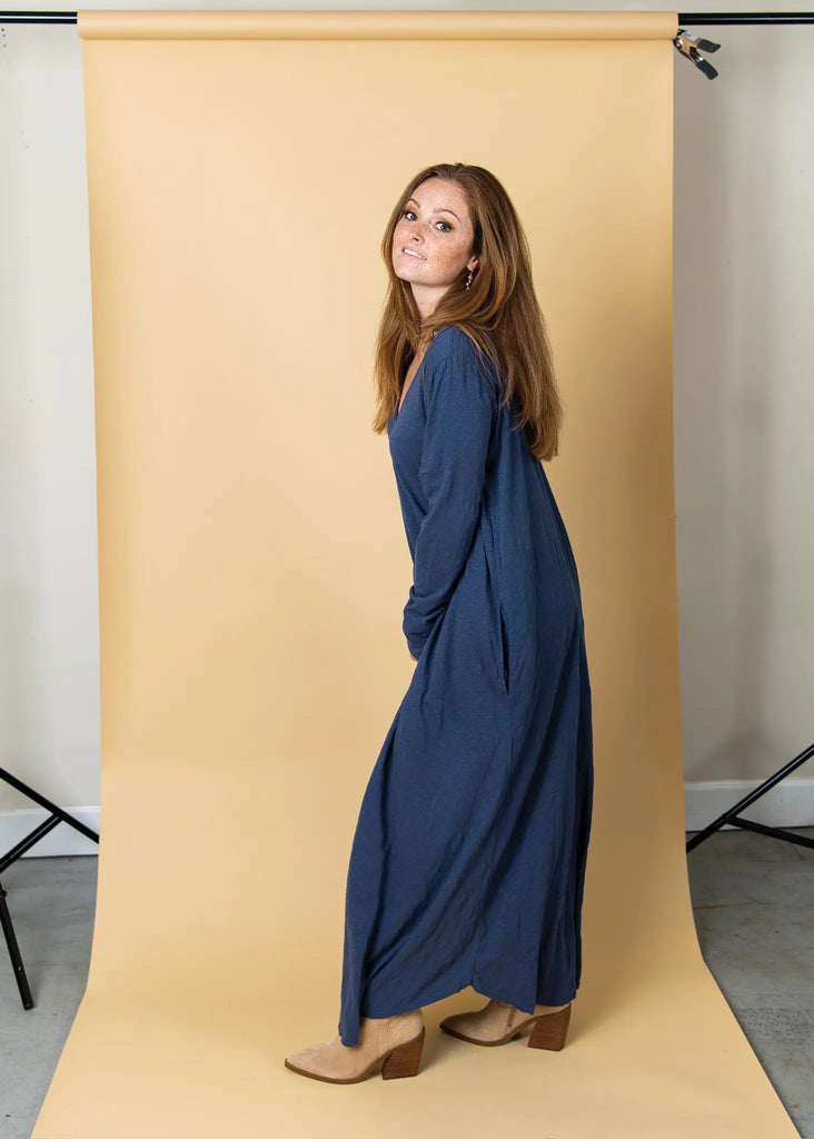 Be Clever Duo Dress - Inky Blue by And For Good And For Good