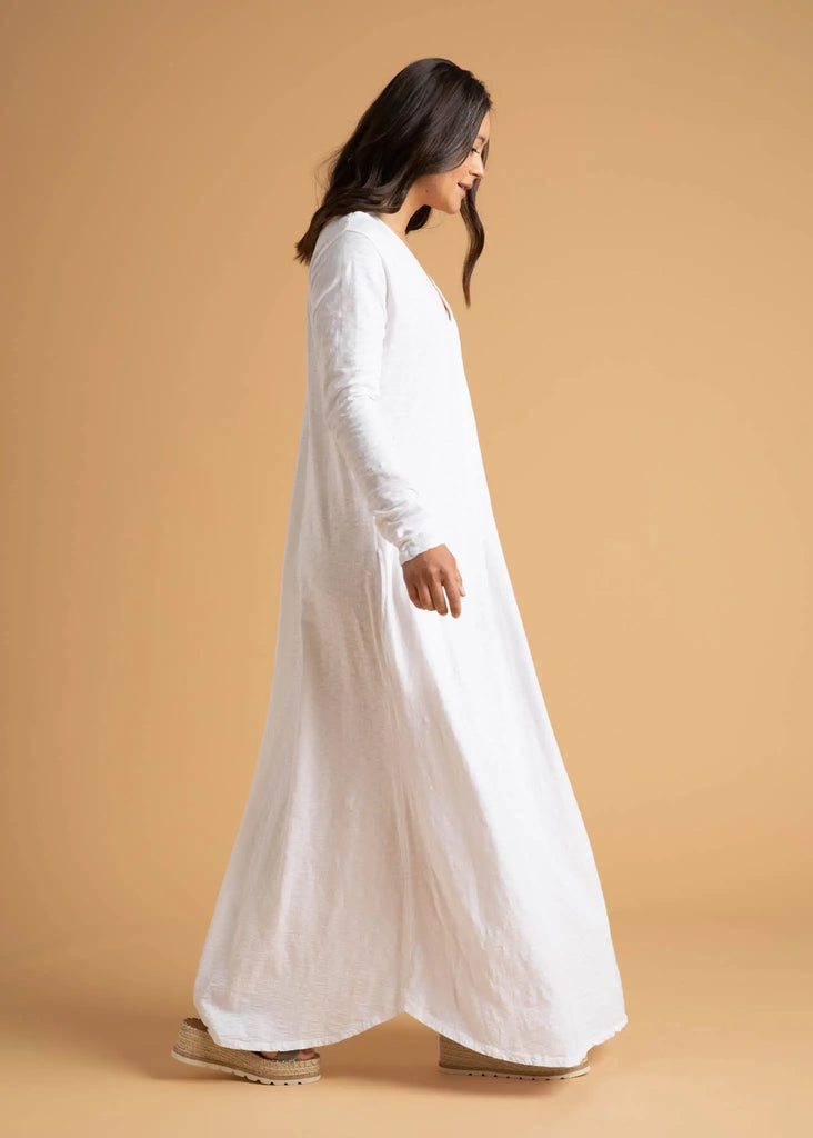 Be Clever Duo Dress - White by And For Good And For Good