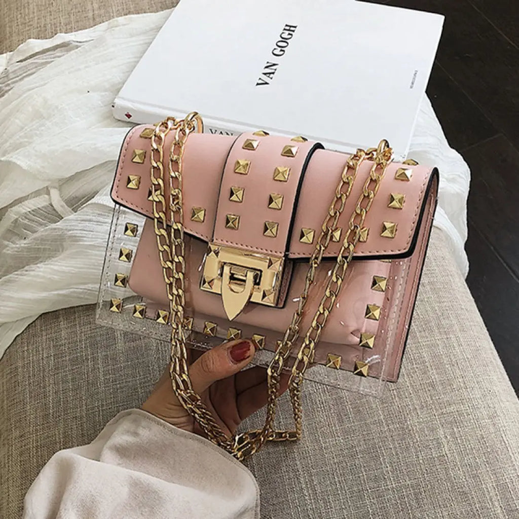 Betty Shoulder Bag -Clear/Rose by ClaudiaG Collection CLAUDIAG COLLECTION