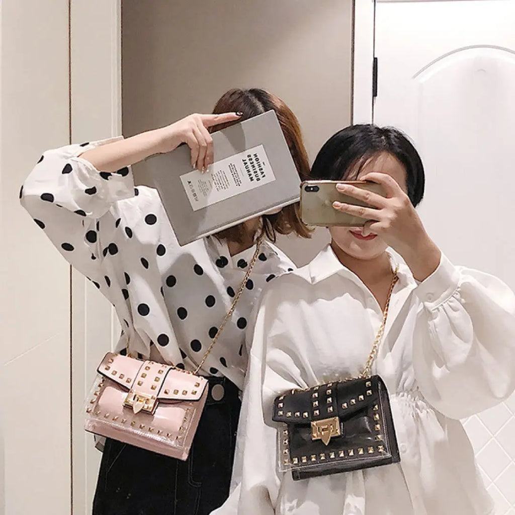 Betty Shoulder Bag -Clear/Rose by ClaudiaG Collection CLAUDIAG COLLECTION