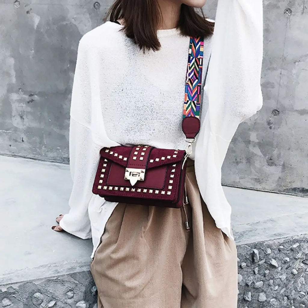 Betty Shoulder Velvet Finish Bag by ClaudiaG Collection CLAUDIAG COLLECTION