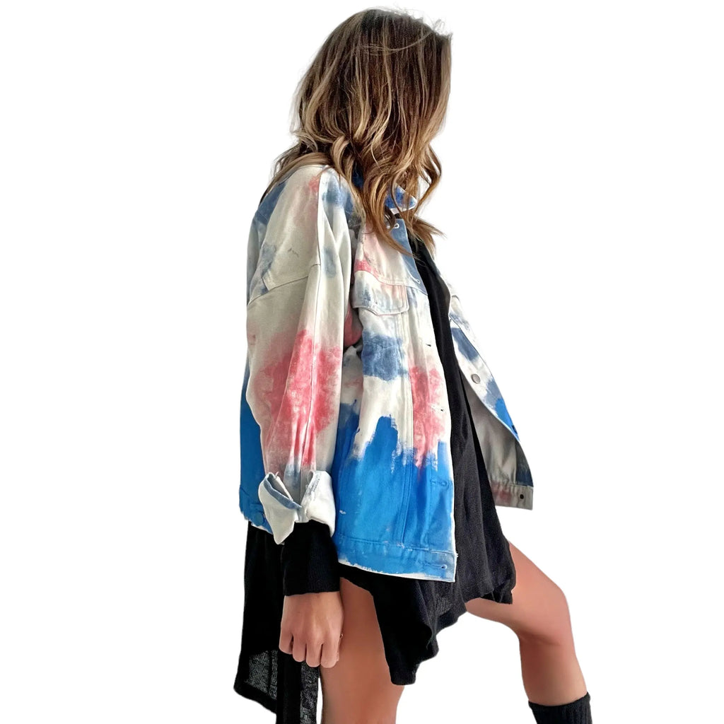 'Beyond Blues' Denim Jacket by Wren + Glory Wren + Glory