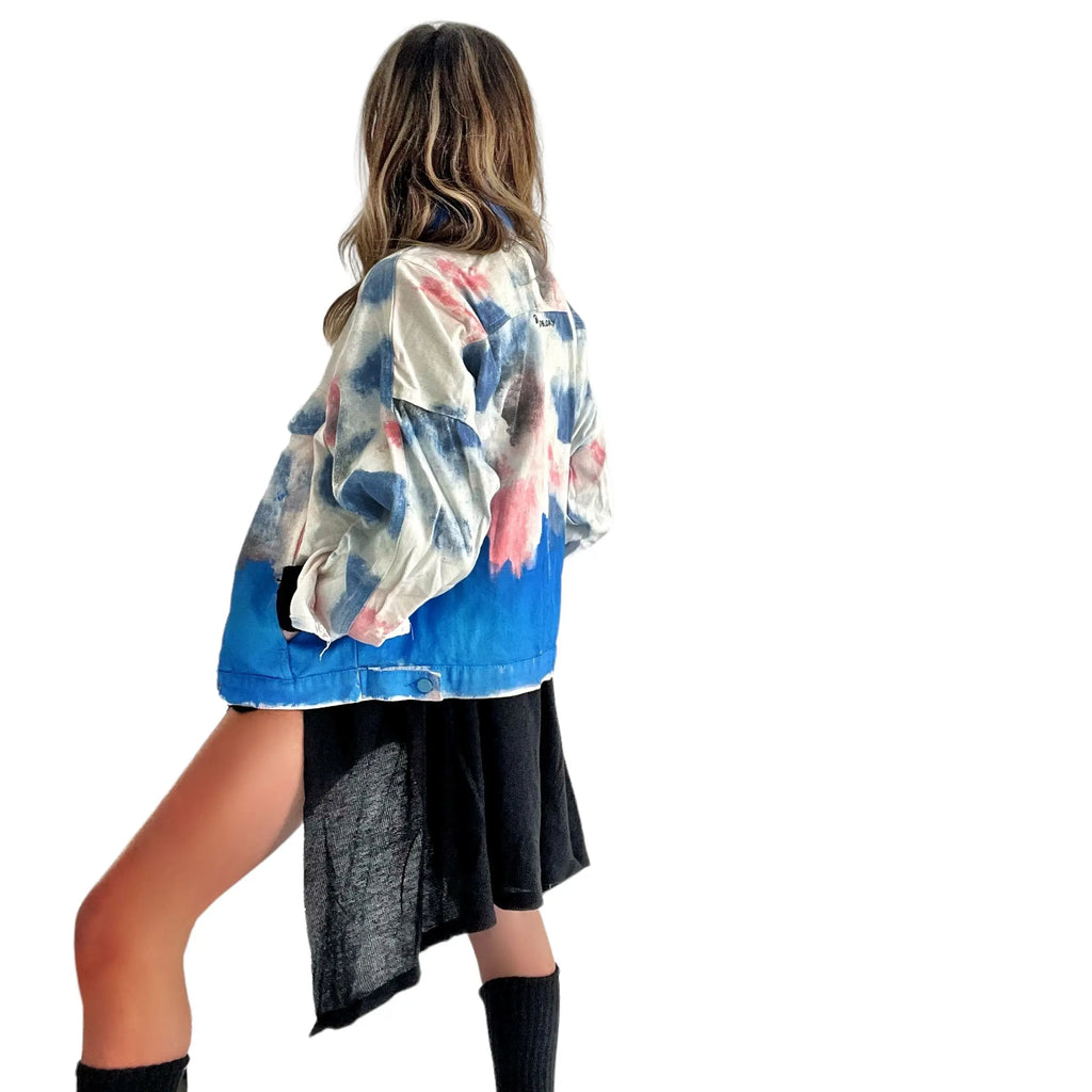 'Beyond Blues' Denim Jacket by Wren + Glory Wren + Glory