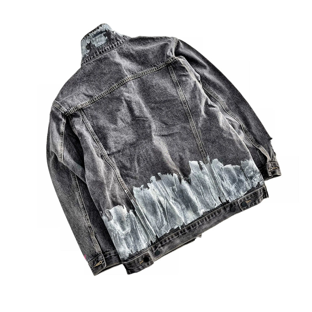 'Beyond Silver' Denim Jacket by Wren + Glory Wren + Glory