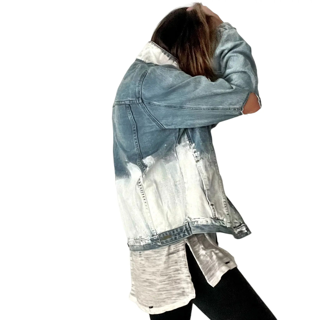 'Beyond White' Denim Jacket by Wren + Glory Wren + Glory