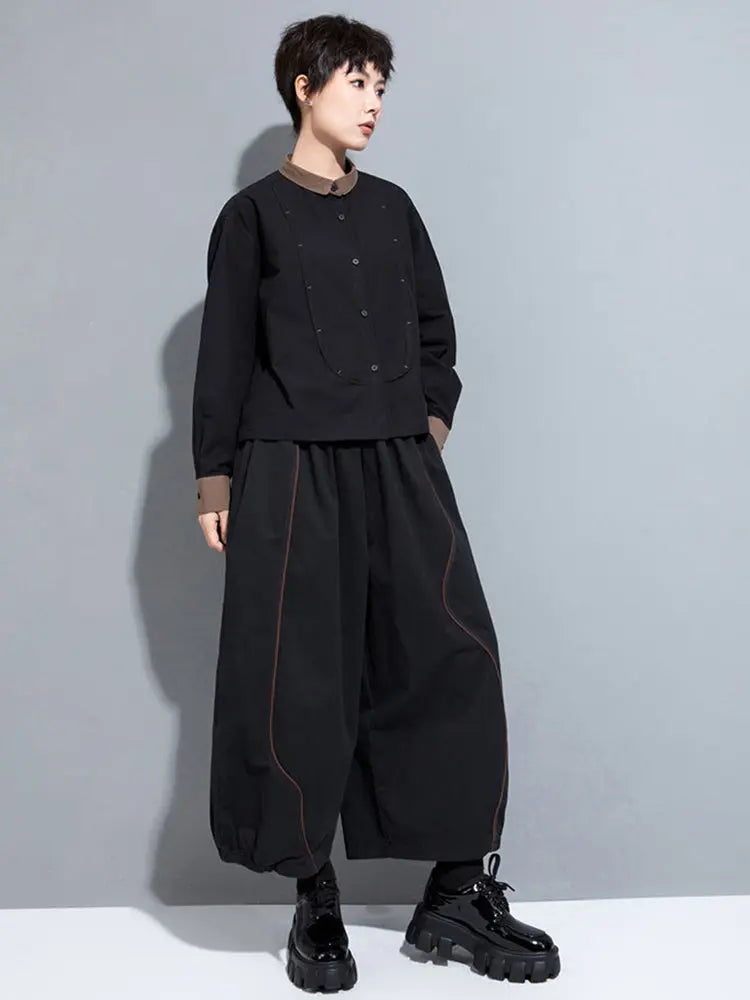 Bibbe Button Blouse by Marigold Shadows Marigold Shadows