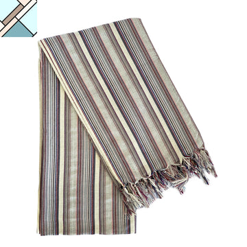 Casablanca Sustainable Turkish Towel / Blanket - Gray by Eco Hilana HILANA UPCYCLED COTTON