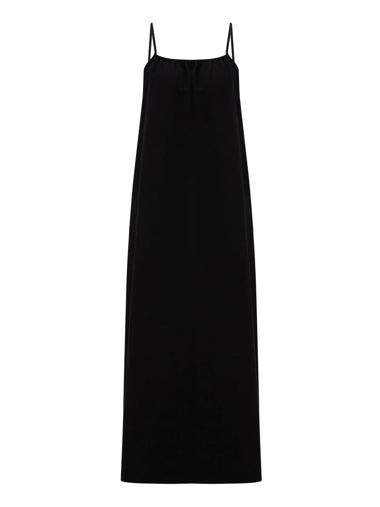Bliss Flow Maxi Dress - Black by The Handloom The Handloom