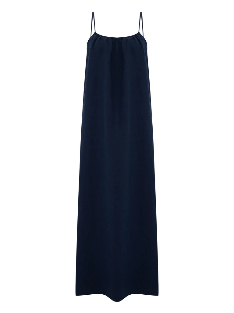 Bliss Flow Maxi Dress - Navy by The Handloom The Handloom