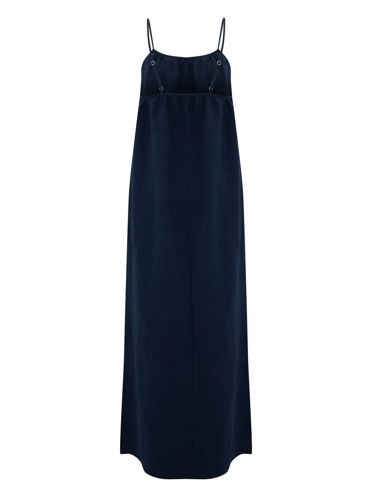 Bliss Flow Maxi Dress - Navy by The Handloom The Handloom