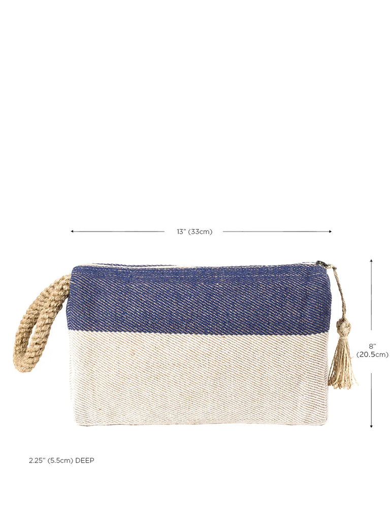 Block A Clutch - Blue by KORISSA KORISSA