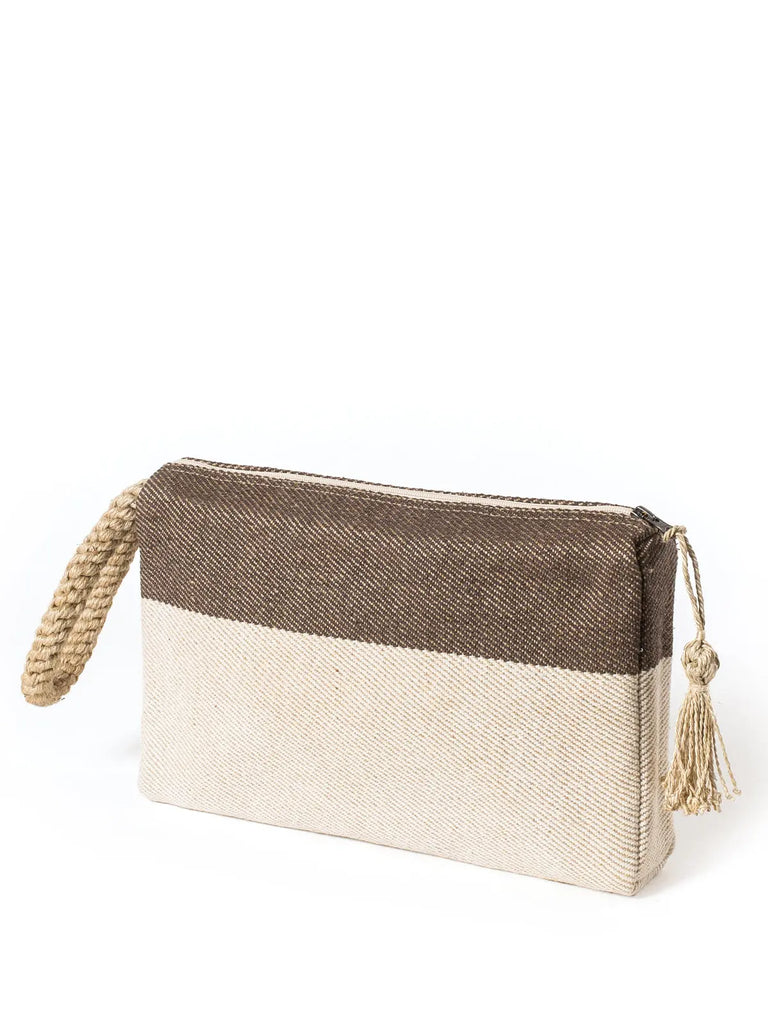 Block A Clutch - Brown by KORISSA KORISSA