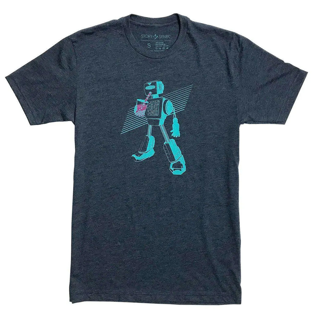 Boba Bot T-shirt by STORY SPARK STORY SPARK