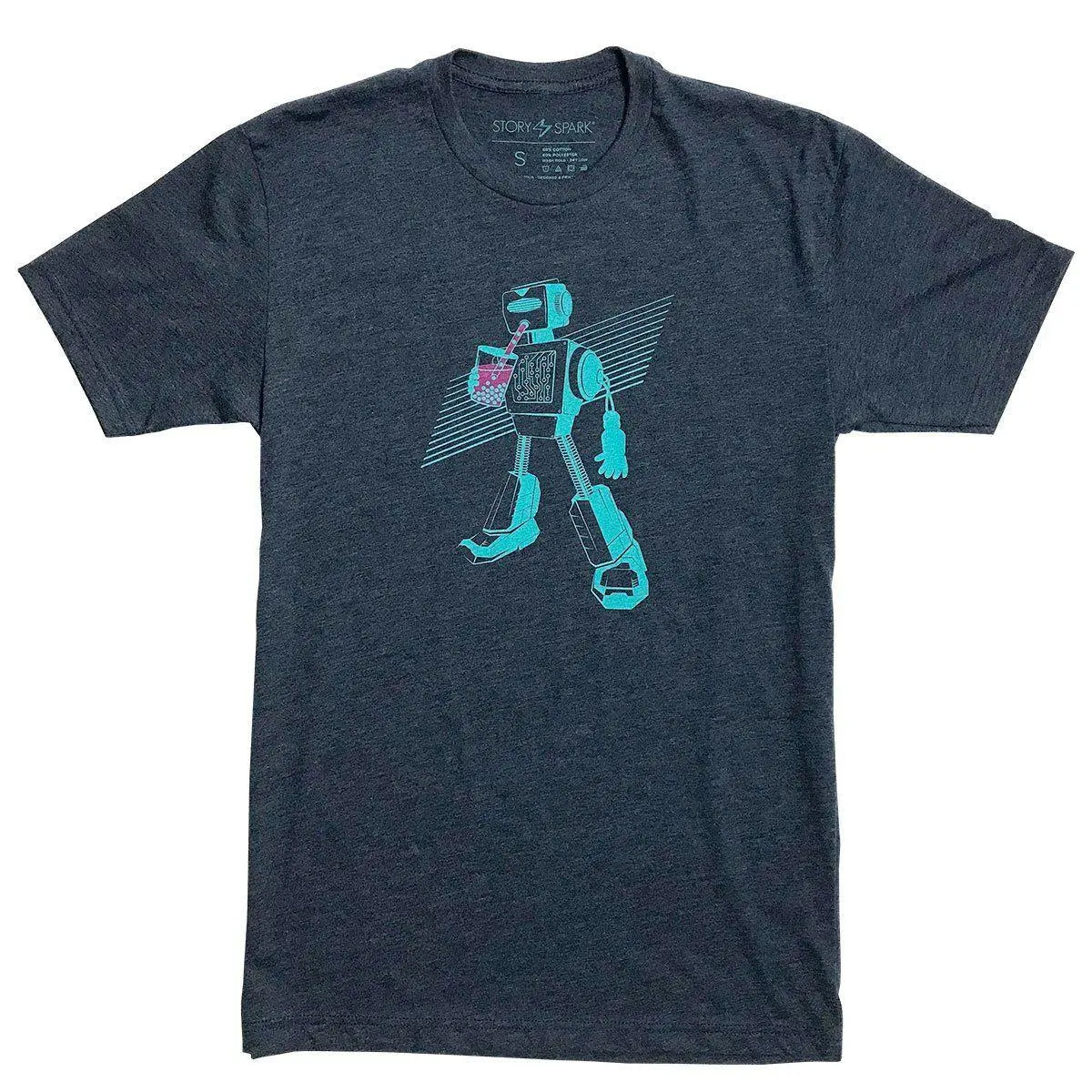 Boba Bot T-shirt by STORY SPARK STORY SPARK