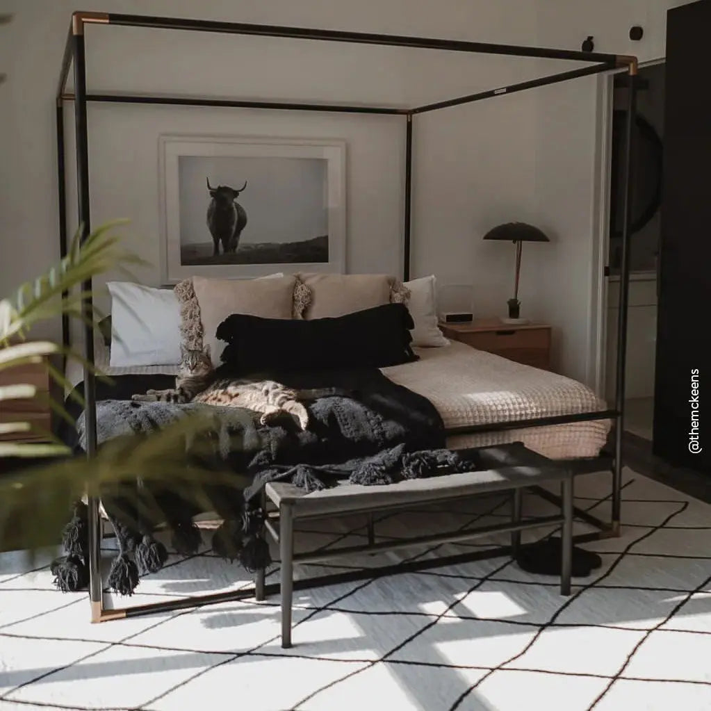 Braided Pom Pom Throw by Sunday Citizen Sunday Citizen