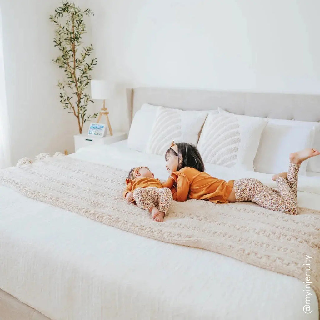 Braided Pom Pom Throw by Sunday Citizen Sunday Citizen