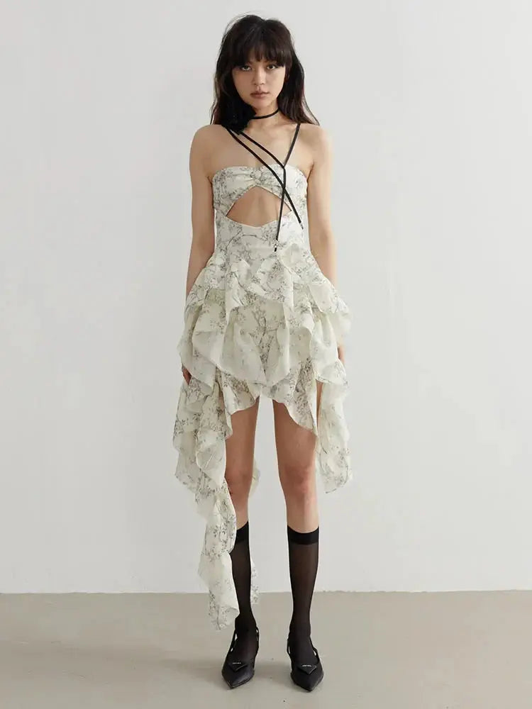 Breezee Ruffle Dress by Marigold Shadows Marigold Shadows