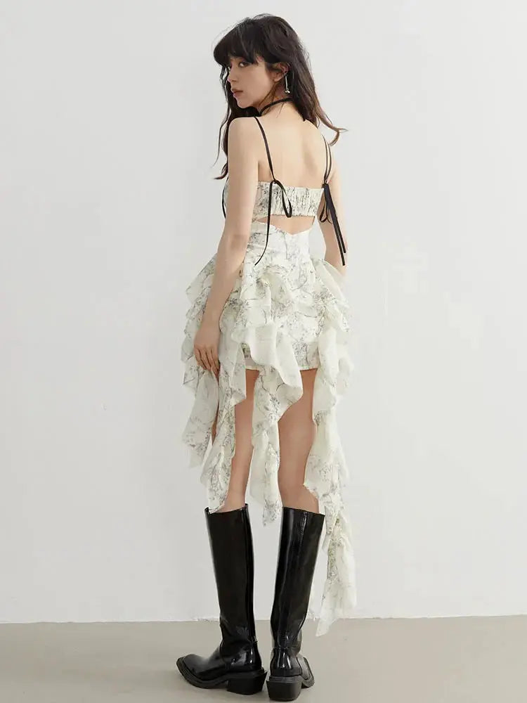 Breezee Ruffle Dress by Marigold Shadows Marigold Shadows