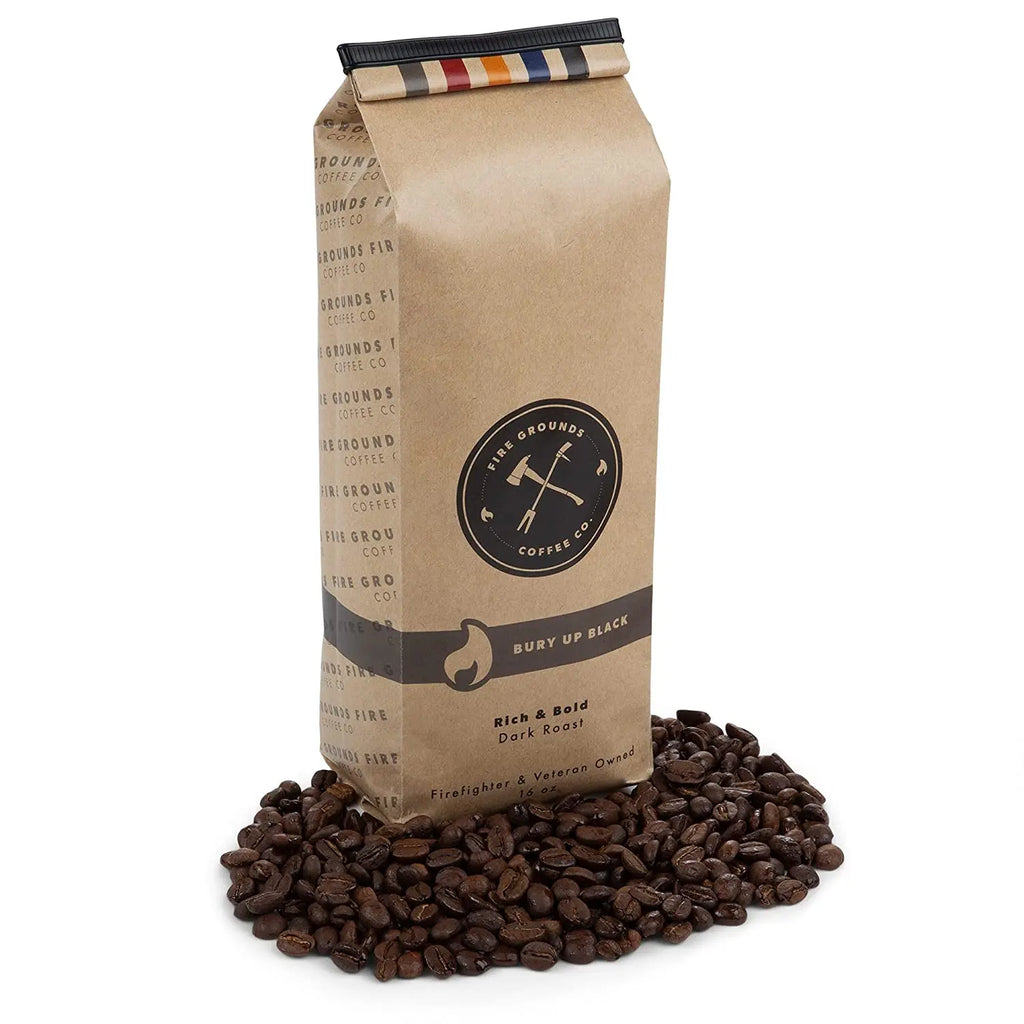 Bury Up Black (Dark Roast) by fire grounds coffee company Ladiesse