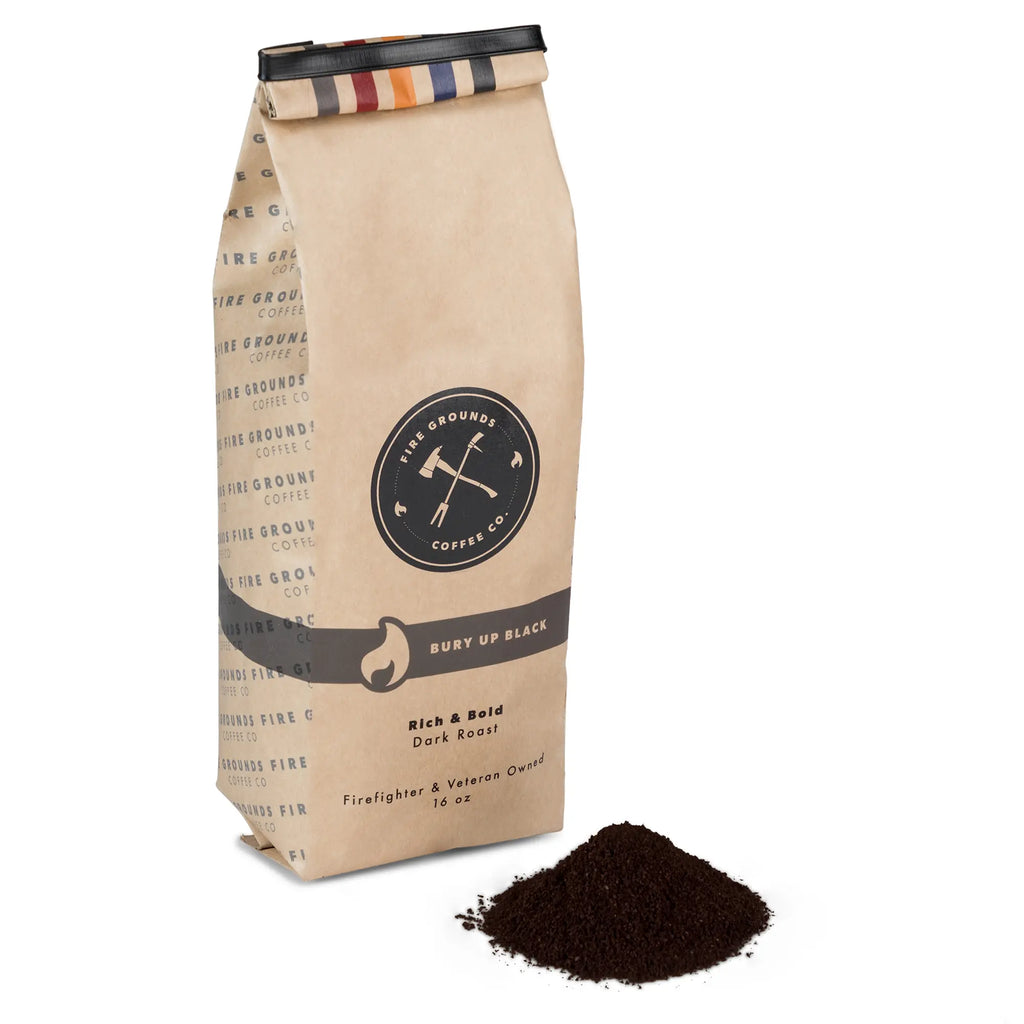 Bury Up Black (Dark Roast) by fire grounds coffee company Ladiesse