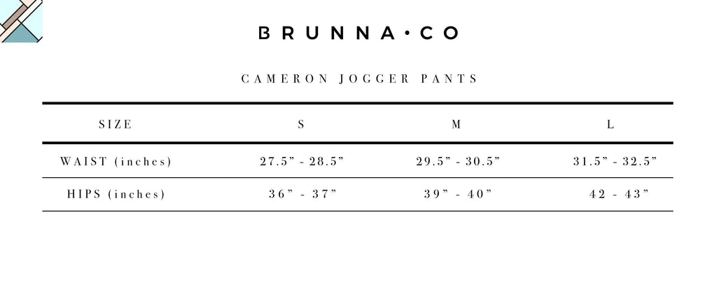 CAMERON Bamboo Fleece Joggers by BrunnaCo BRUNNA CO