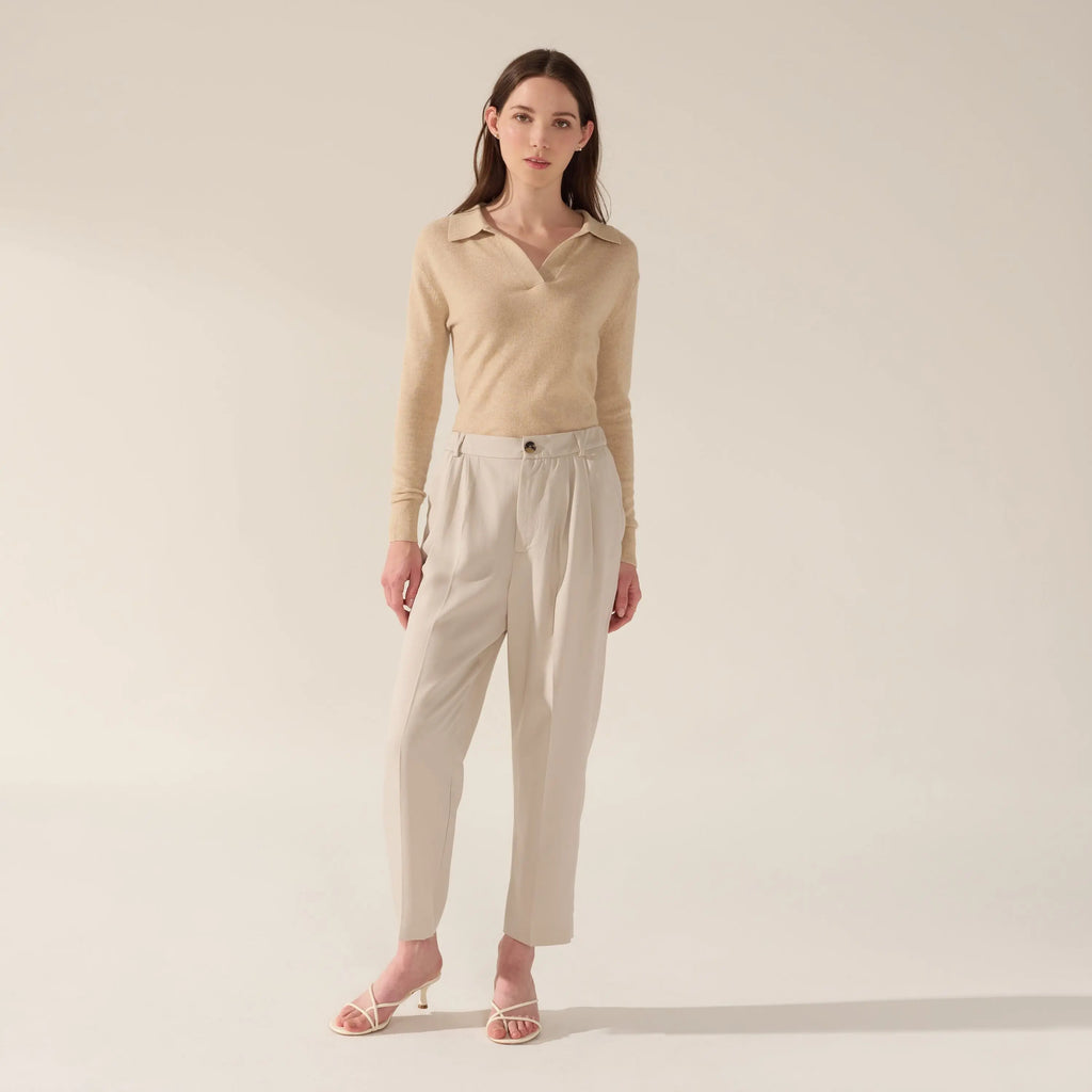 Camila Airy Collared cashmere Sweater by Italic Italic