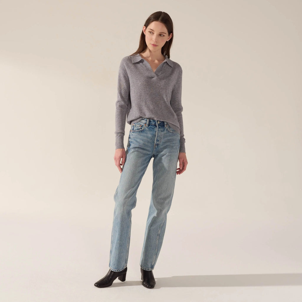 Camila Airy Collared cashmere Sweater by Italic Italic