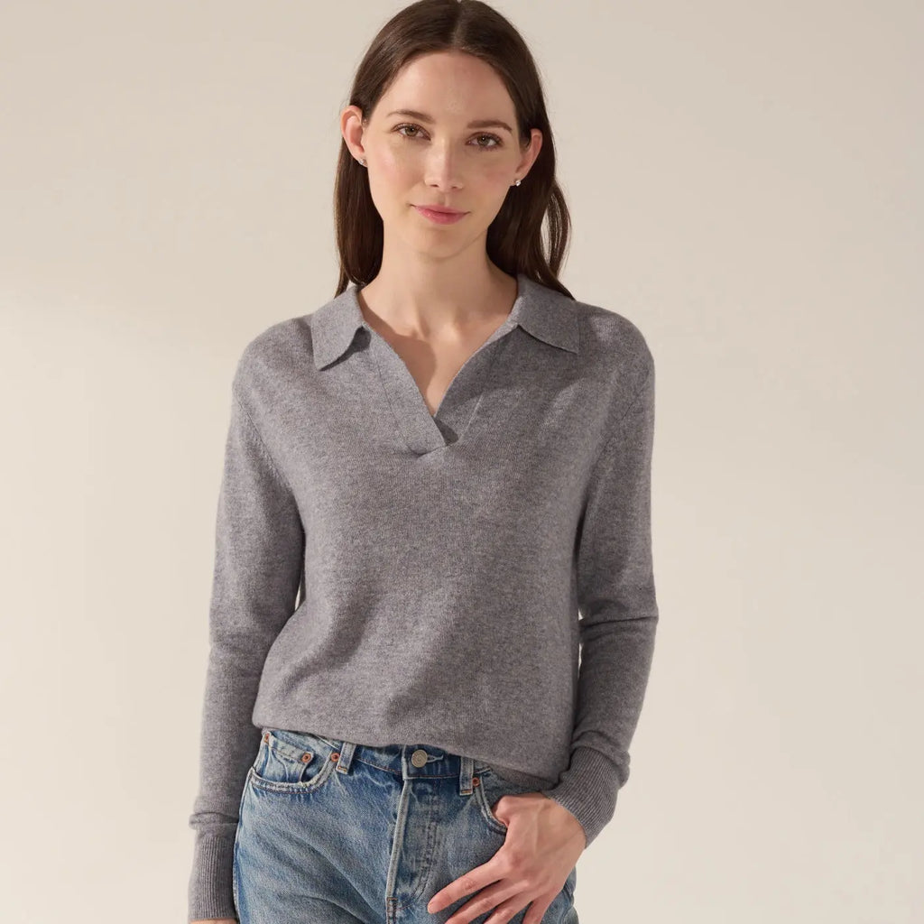 Camila Airy Collared cashmere Sweater by Italic Italic