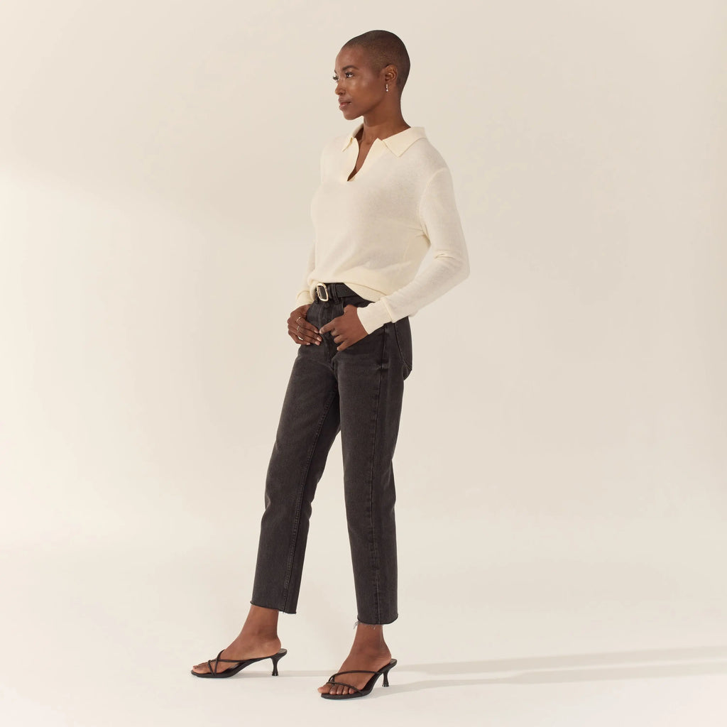 Camila Airy Collared cashmere Sweater by Italic Italic