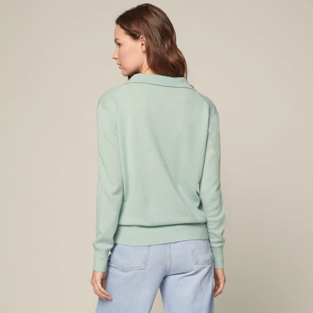 Camila Airy Collared cashmere Sweater by Italic Italic