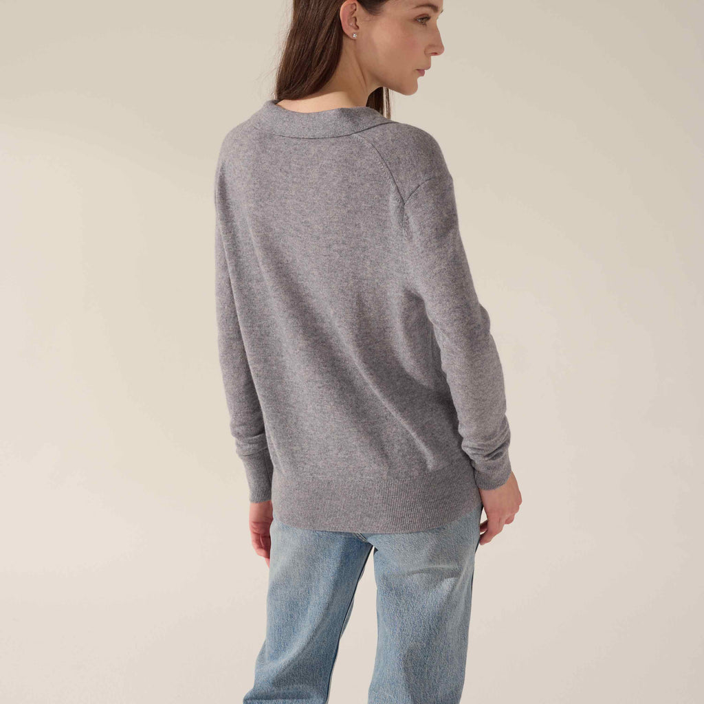 Camila Airy Collared cashmere Sweater by Italic Italic