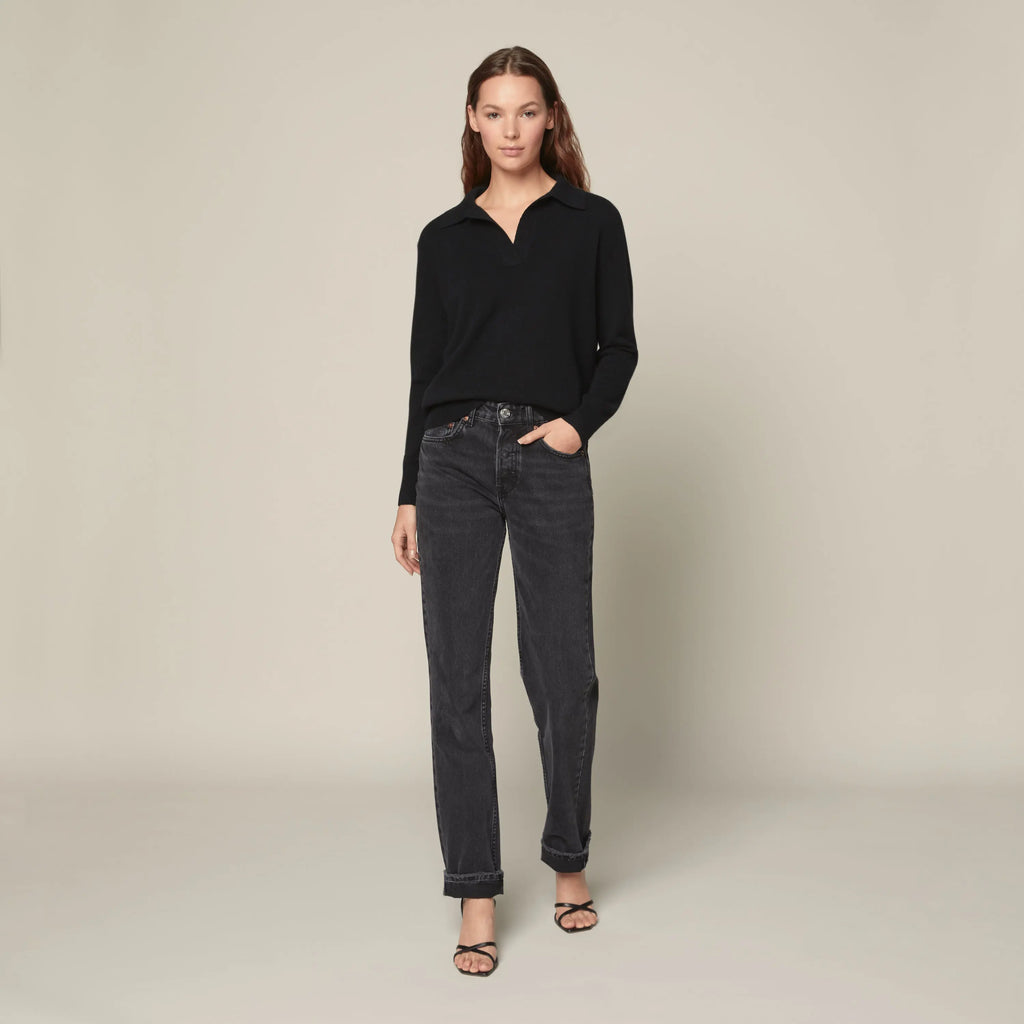 Camila Airy Collared cashmere Sweater by Italic Italic