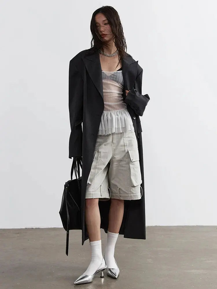 Carkladi Sheer Ruffle Top by Marigold Shadows Marigold Shadows