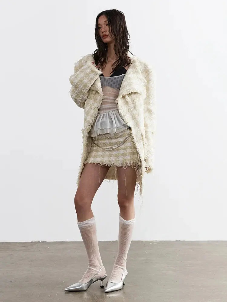 Carkladi Sheer Ruffle Top by Marigold Shadows Marigold Shadows