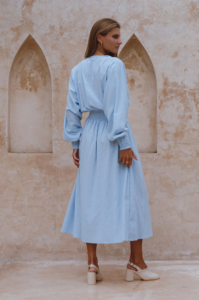 Carla Long Sleeve Linen Dress by Bali Lane Bali Lane
