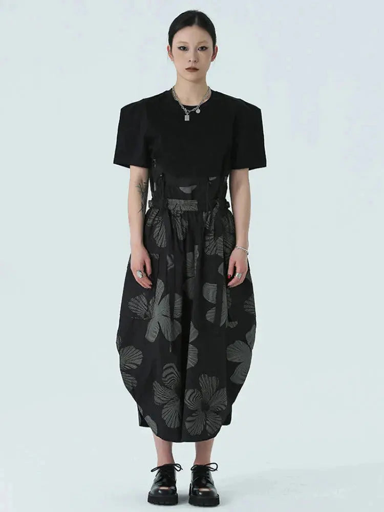 Carlada Floral Print Skirt by Marigold Shadows Marigold Shadows