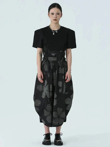 Carlada Floral Print Skirt by Marigold Shadows Marigold Shadows