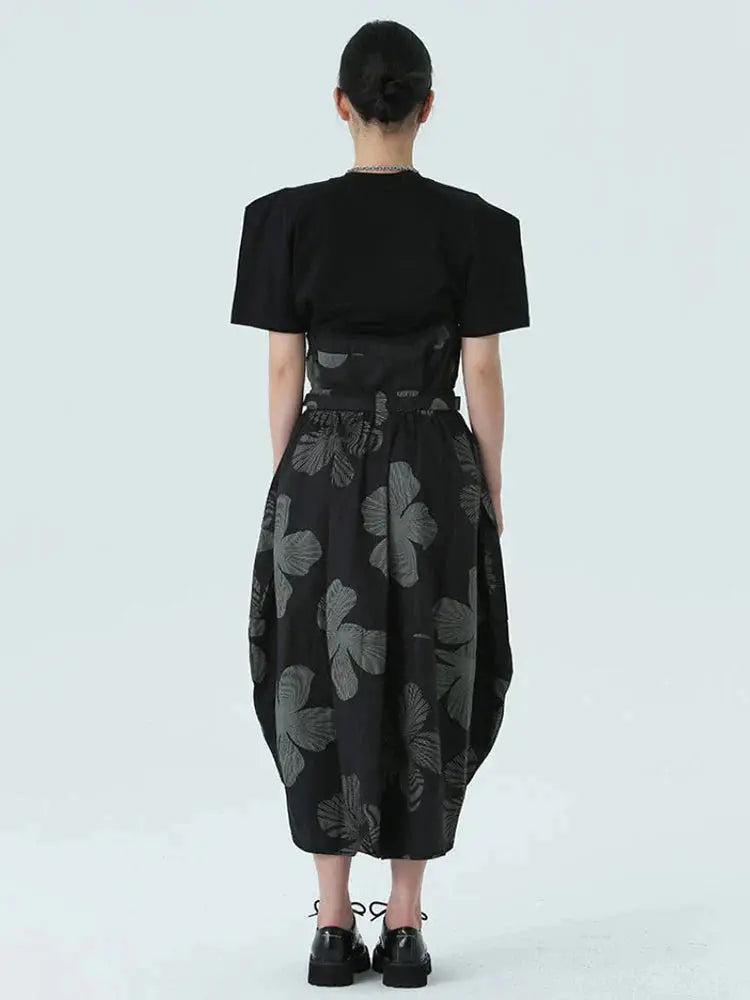 Carlada Floral Print Skirt by Marigold Shadows Marigold Shadows