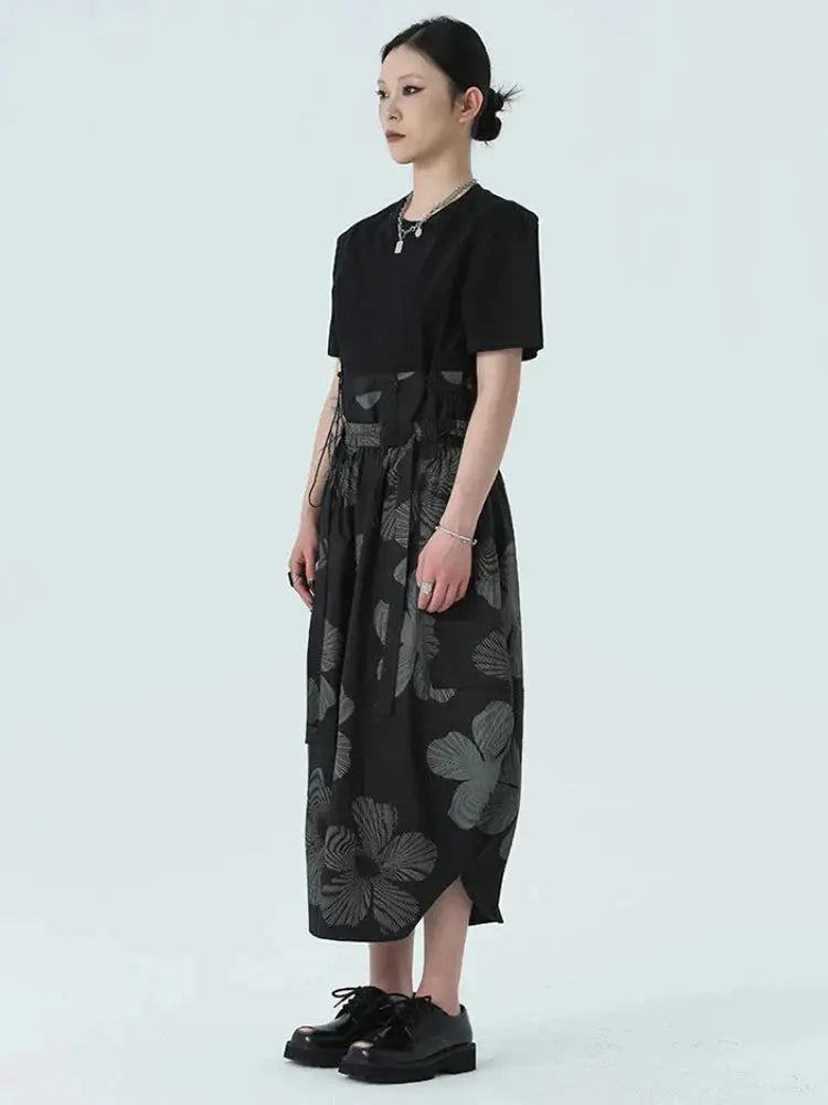 Carlada Floral Print Skirt by Marigold Shadows Marigold Shadows