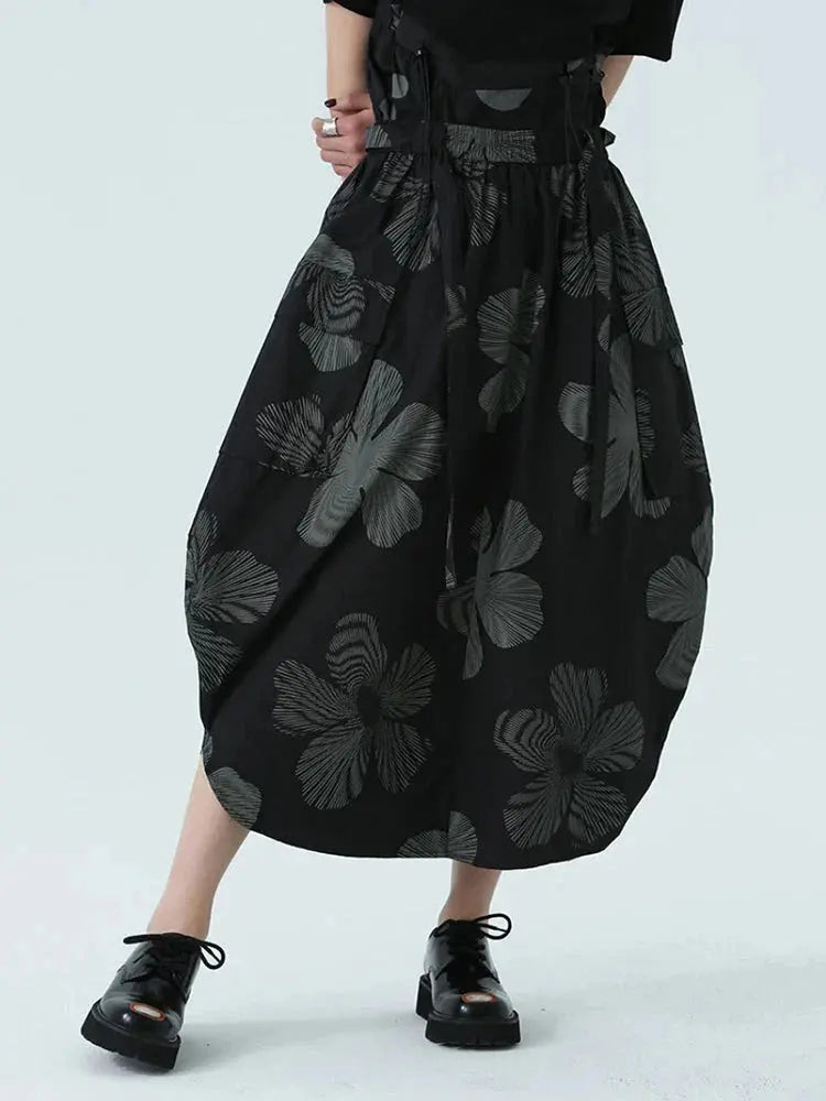 Carlada Floral Print Skirt by Marigold Shadows Marigold Shadows