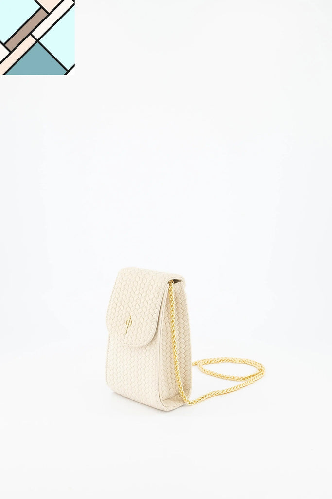 Casey Braid Crossbody Bag Beige OTRERA