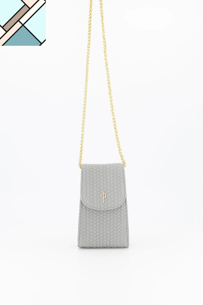 Casey Braid Crossbody Bag Blue OTRERA