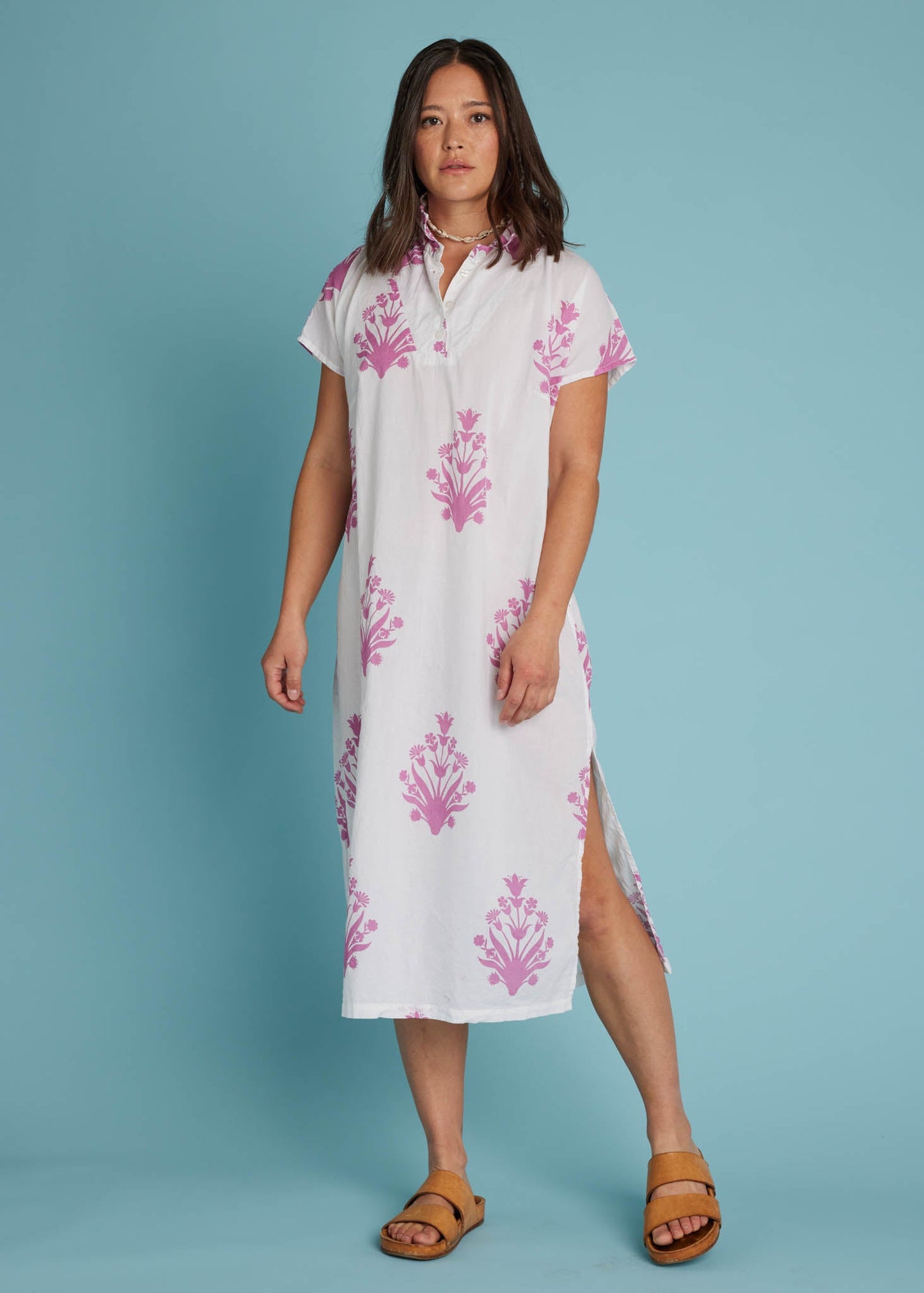 Scout Caftan - Cameo Floral Dahlia