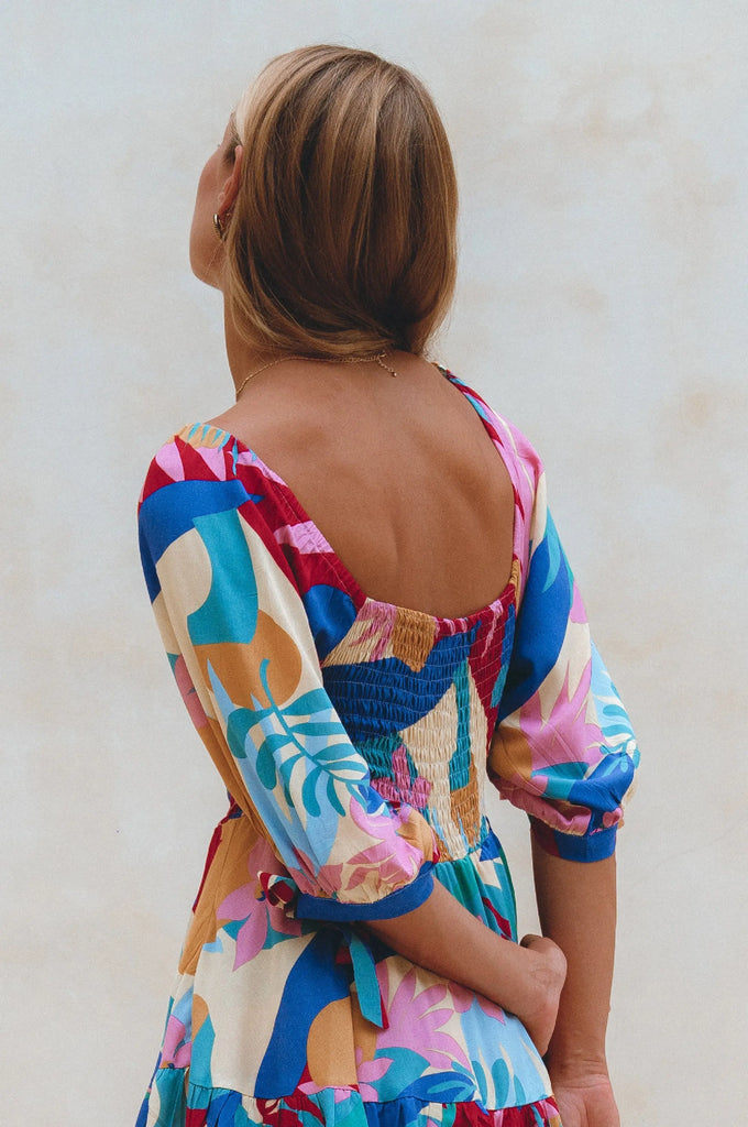 Cha-Cha Ruffle Mini Dress by Bali ELF Bali ELF