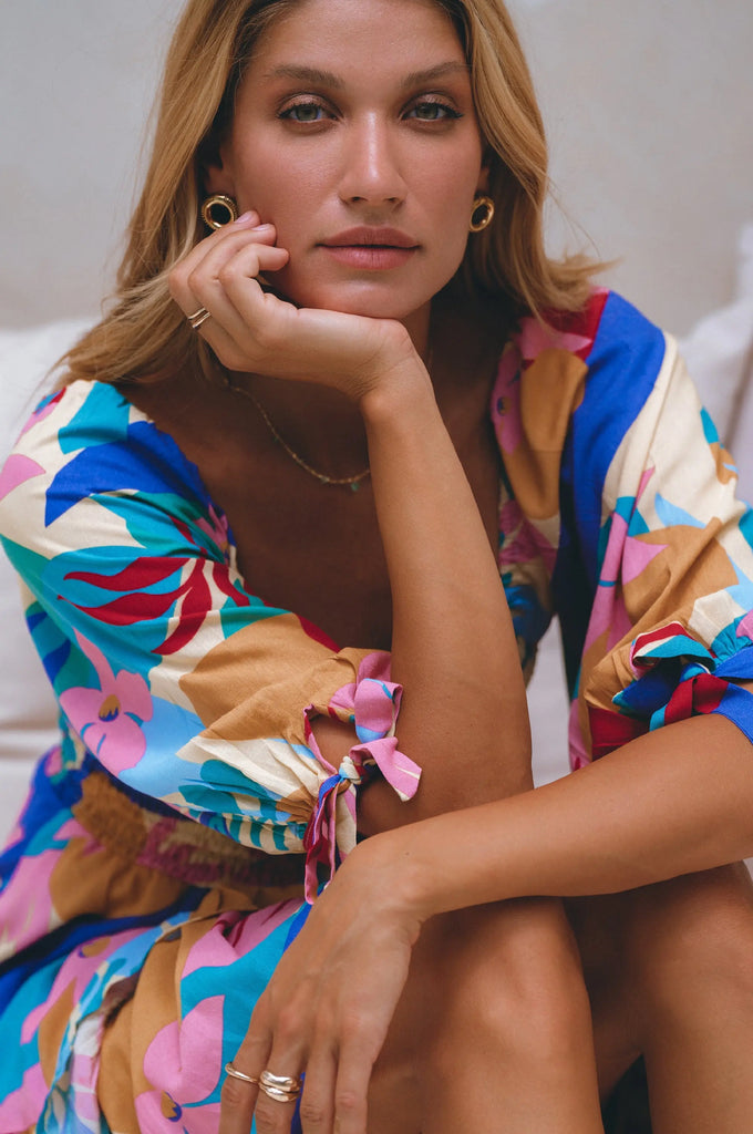 Cha-Cha Ruffle Mini Dress by Bali ELF Bali ELF