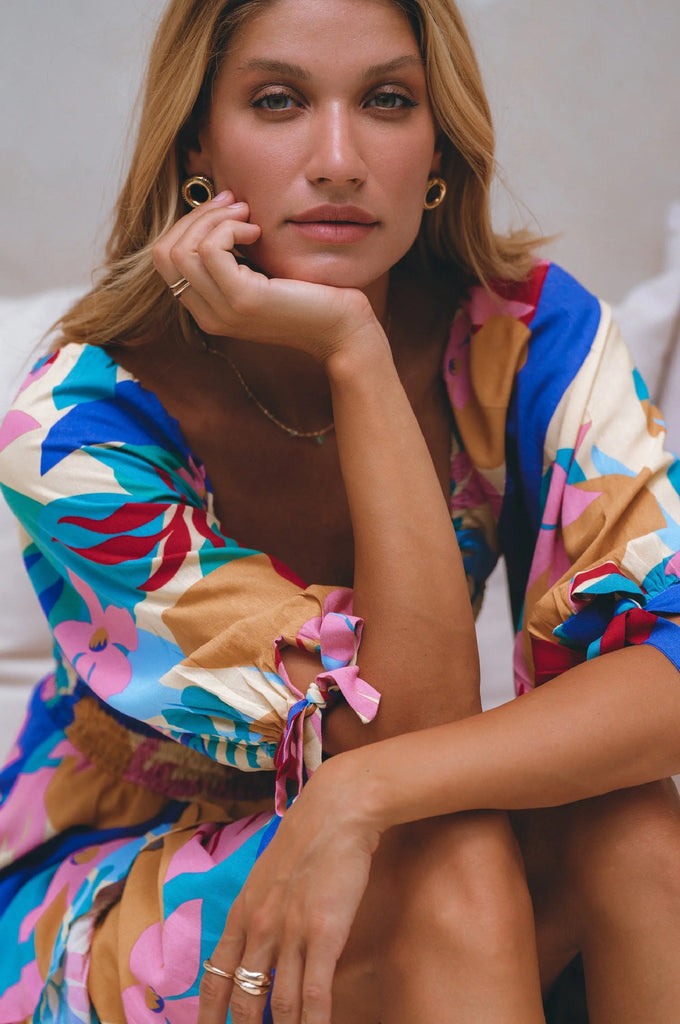 Cha-Cha Ruffle Mini Dress by Bali ELF Bali ELF