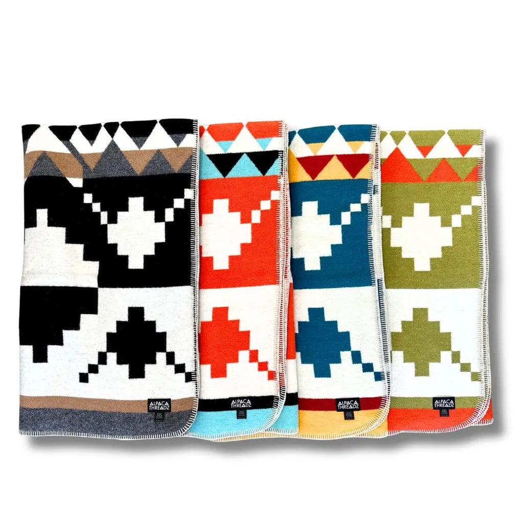 Chakana Alpaca Camp Blanket by Alpaca Threadz ALPACA THREADZ