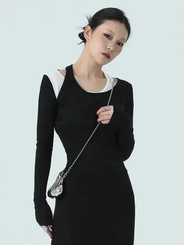 Chambrey Cutout Shirt by Marigold Shadows Marigold Shadows