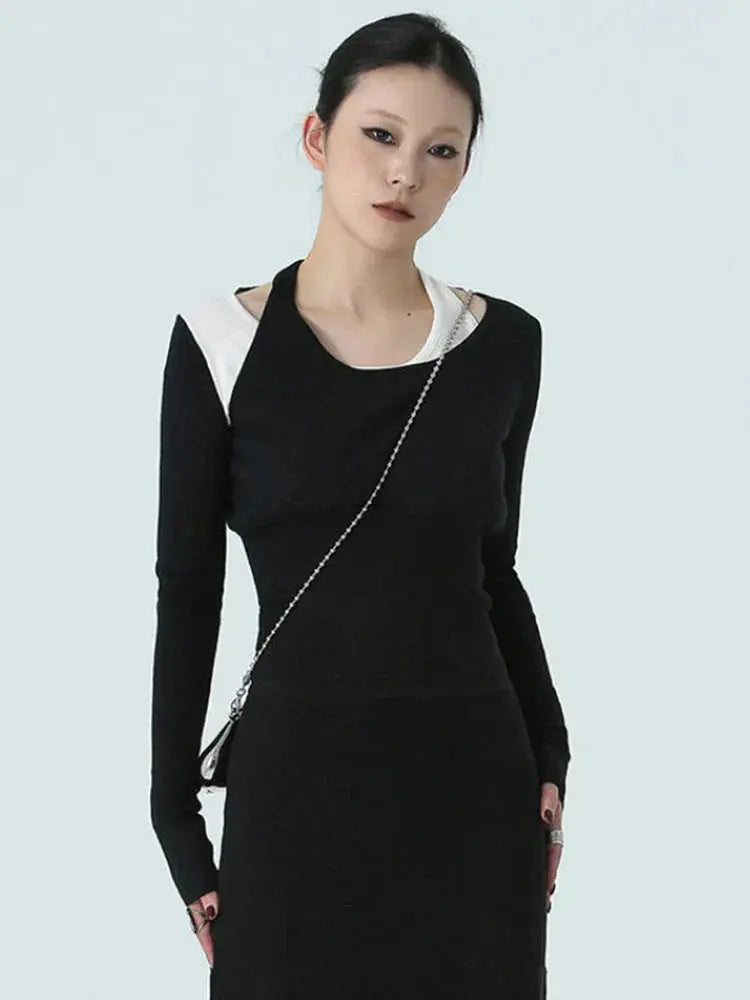 Chambrey Cutout Shirt by Marigold Shadows Marigold Shadows